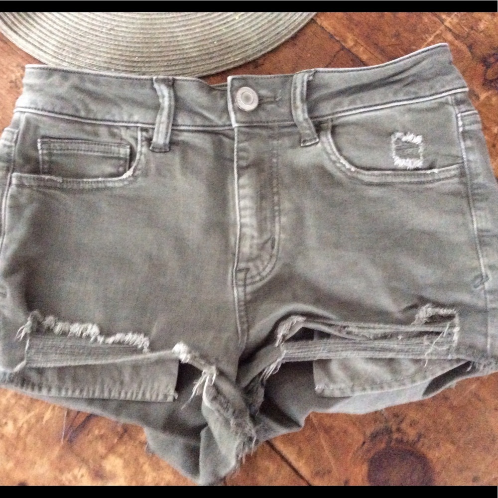 American Eagle Outfitters  hi rise Khaki green